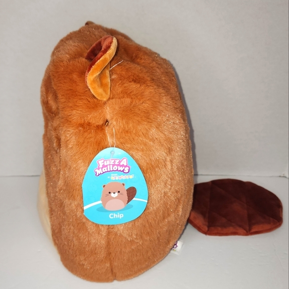 CHIP 🦫 Beaver FuzzAMallow Original Squishmallow by Kelly Toy ☆ NWT ☆ - Picture 5 of 8